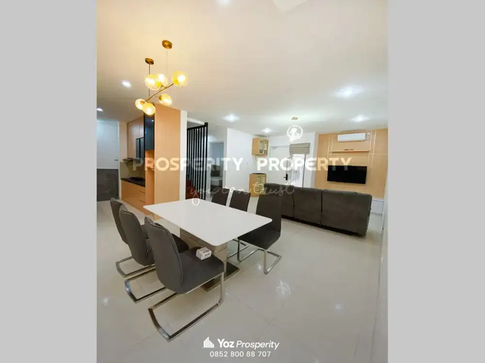 Rumah Full Renovasi Furnished di Cluster Latigo Village Paramount Gading Serpong Selangkah ke Ruko Anniva dan Akses BSD