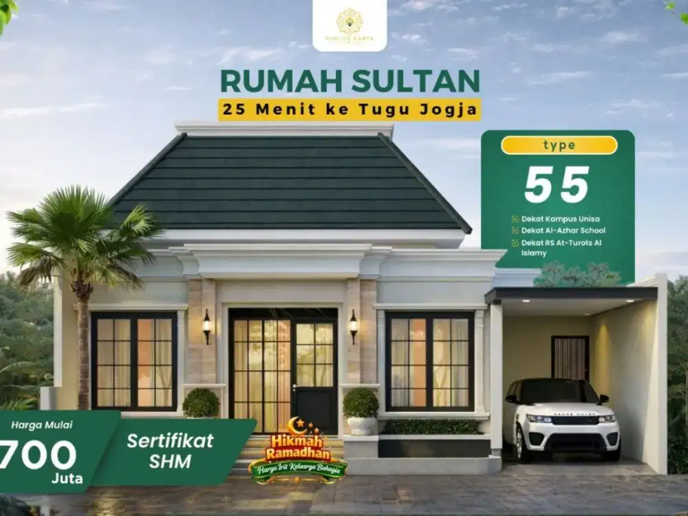 Rumah Strategis di Sidokarto Godean, Akses Mudah ke Malioboro