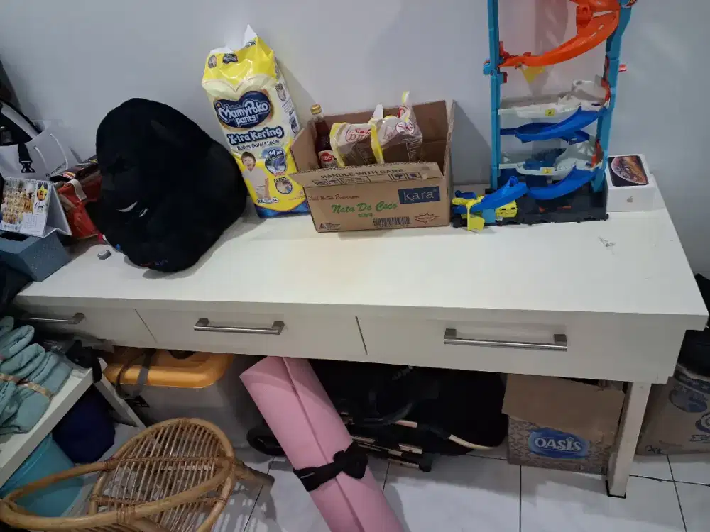 Meja credenza full kayu mewah