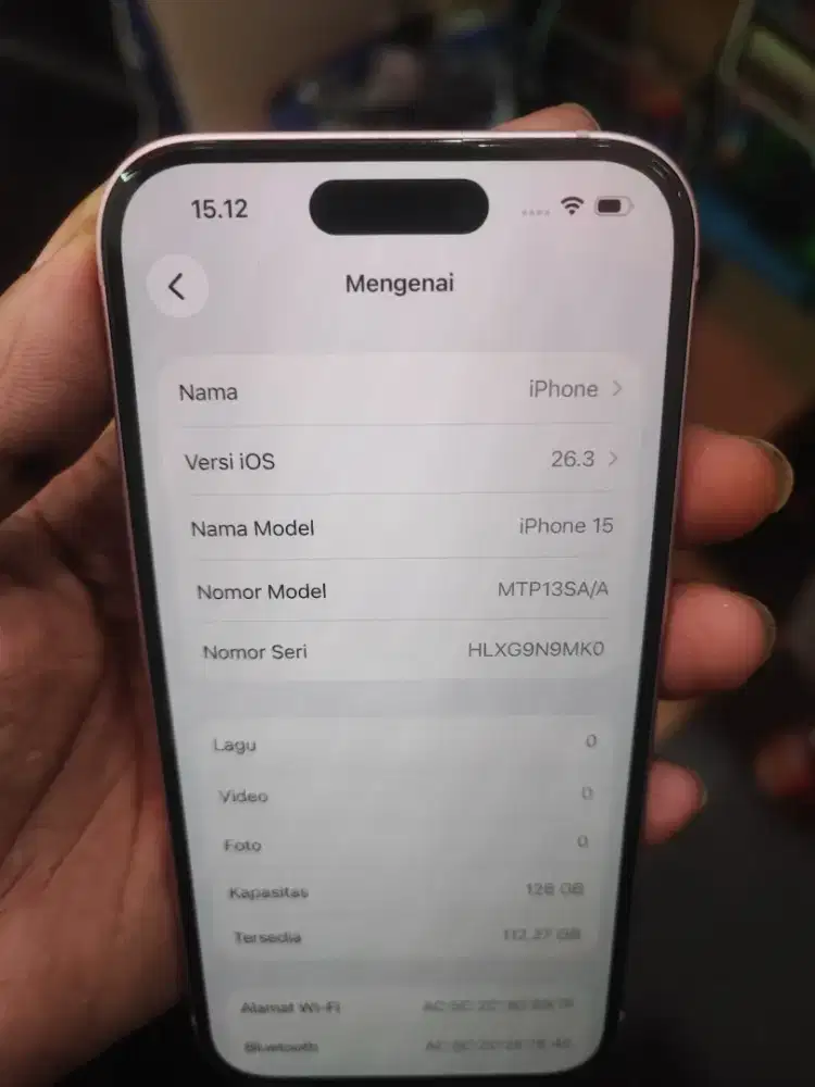 Iphone 15 128GB ibox fulset