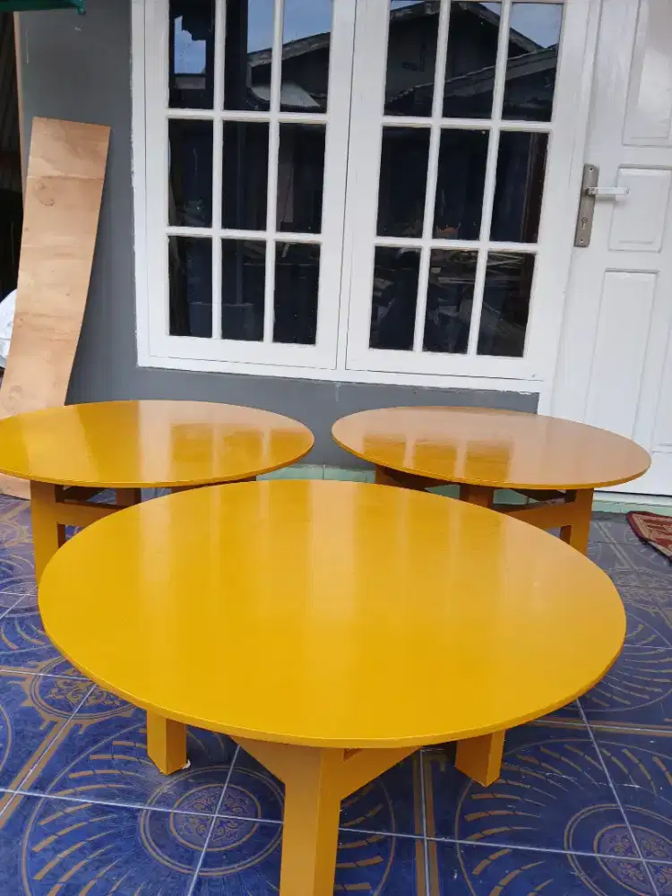 Meja oshin diameter 80cm tg 35cm