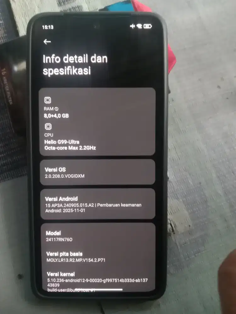 Redmi note 14 ram 8+4 internal 256gb
