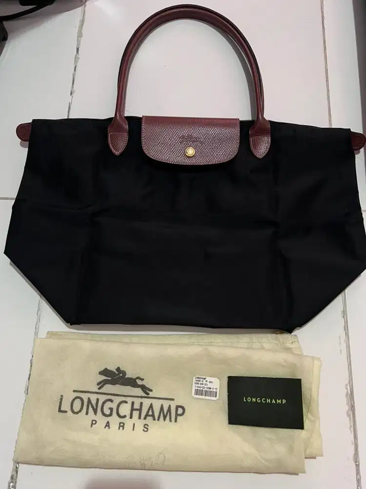 Longchamp Le Pliage Black Large Second