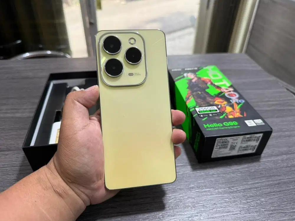 Infinix hot 40 pro 8/256gb mulus 1000% like new fullset