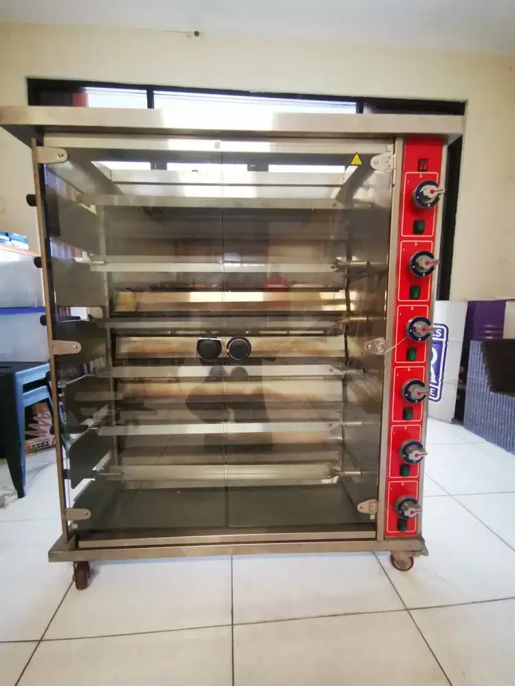 Mesin Rotiserie Ayam/Bebek - Low presure gas