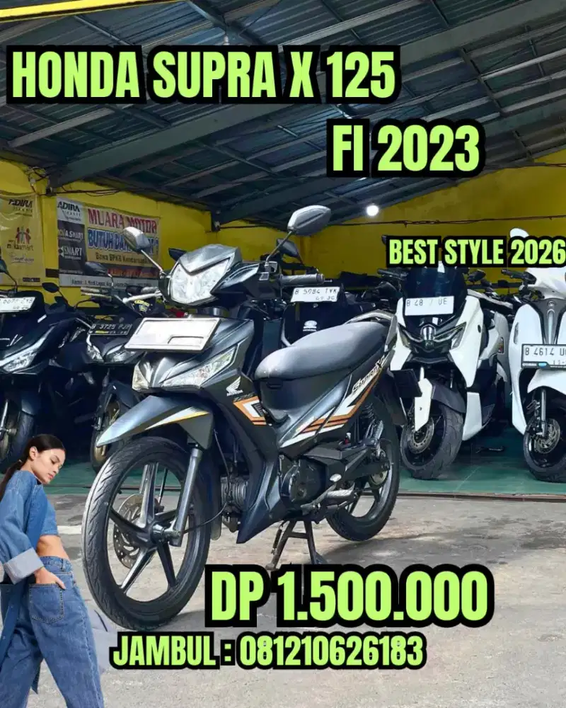 HONDA SUPRA X 125 FI 2023 MULUS