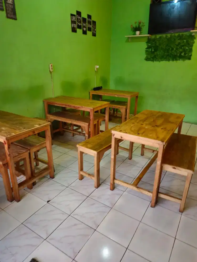 Jual meja kursi warkop