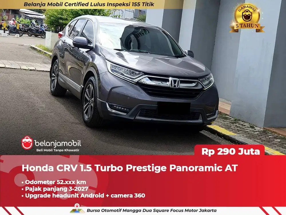 [ GARANSI 5TH ] Honda CRV CR-V CR V 1.5 Turbo Prestige 2018/2019