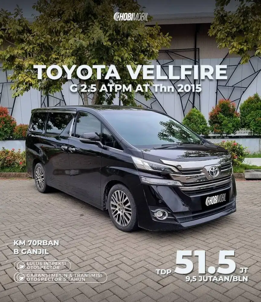 Vellfire G 2.5 ATPM AT 2015