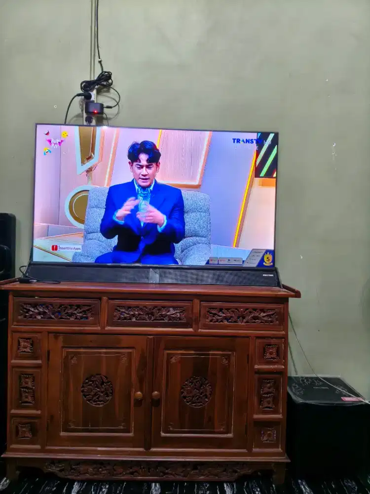 DIJUAL TV POLYTRON 50 INCH SOUND BAR