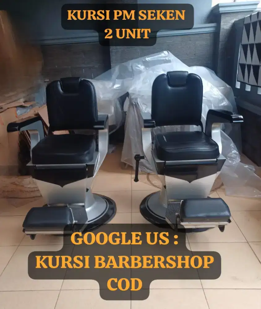 Kursi barbershop barber seken ada 2 unit