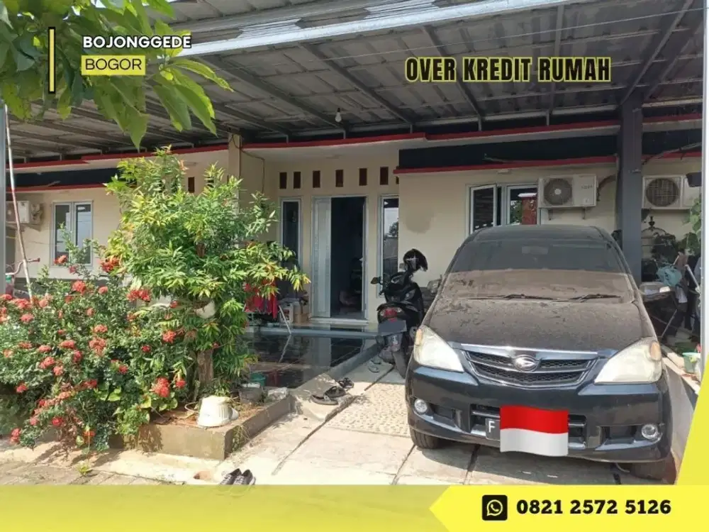 Over Kredit Rmh 59JT di Bojonggede Griy Pondok Manggis dkt Stasiun KA