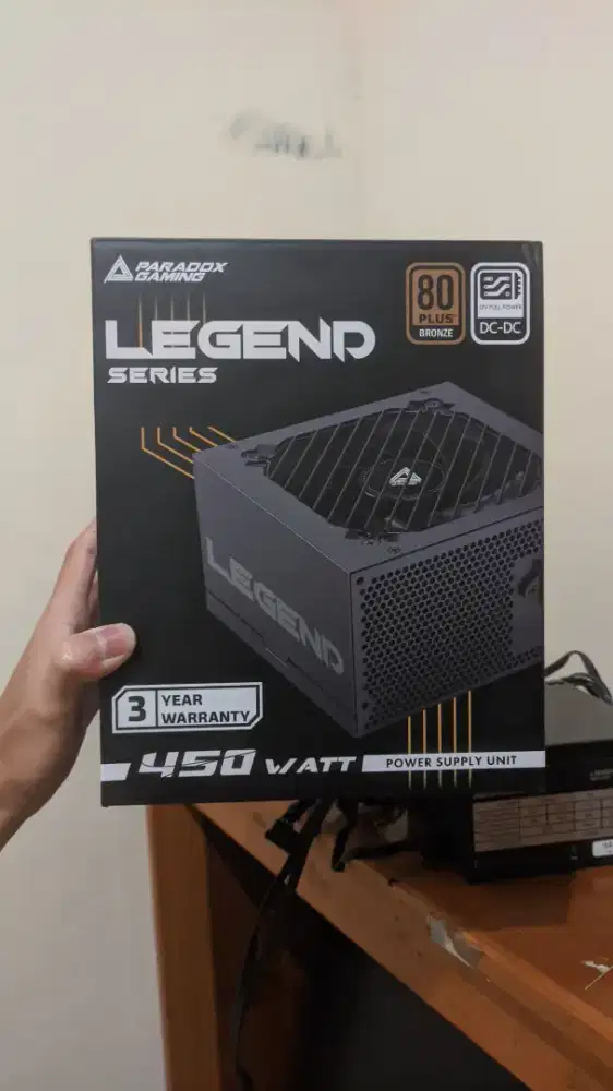 Paradox Gaming Legend PSU 450 Watt 80 Plus Bronze | Garansi On