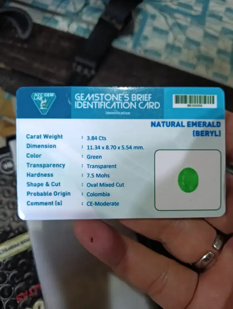 Ready jambrud Colombia 3,84 crt plus memo