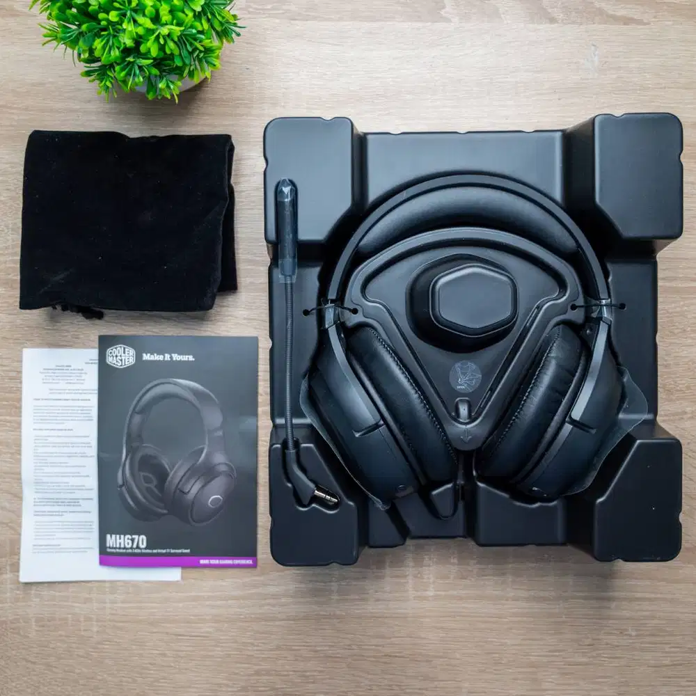 Headset Cooler Master MH670 Wireless 7.1 Surround Sound Headset Gaming