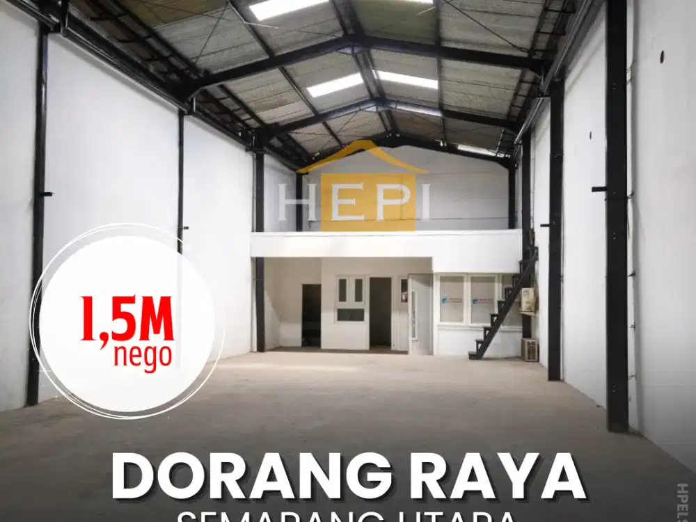 Dijual Gudang siap pakai di Dorang Raya Semarang Utara