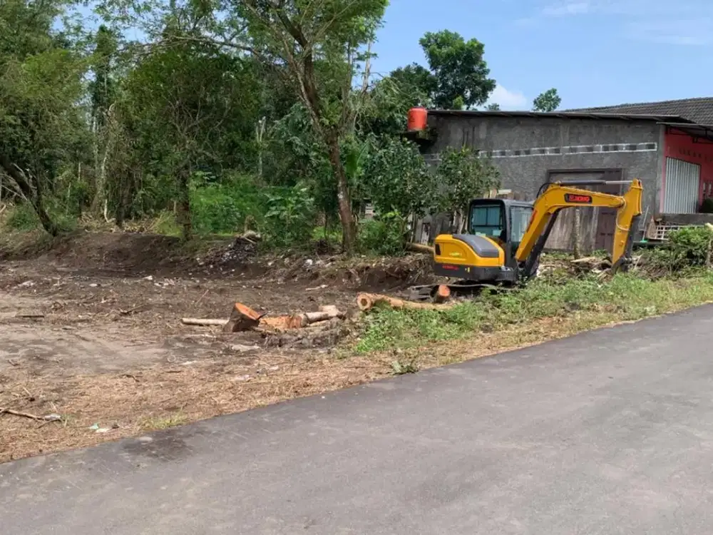 Tanah SHM Jogja 650 Meter dari SPBU Selomartani