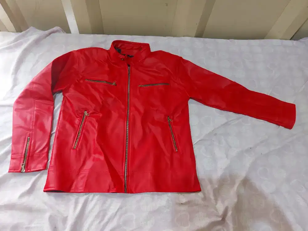 Jaket semi kulit super, ukuran L