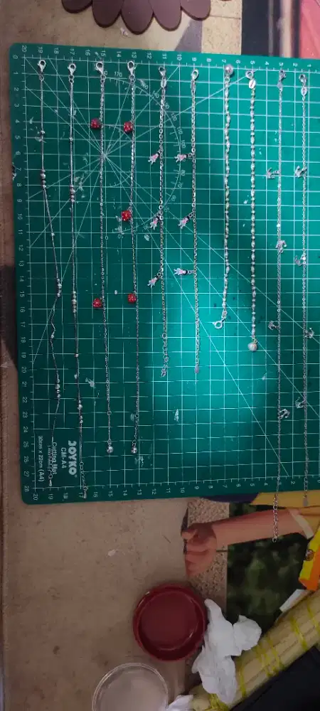 Jual BU borongan gelang tangan dan gelang kaki anak dan dewasa