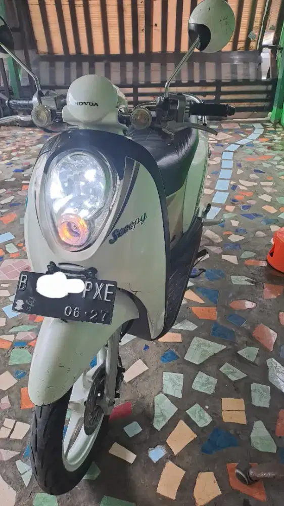 Scoopy pjk ON ful ORI B DKI ex-wanita siap pakai mesin gres siap mudik