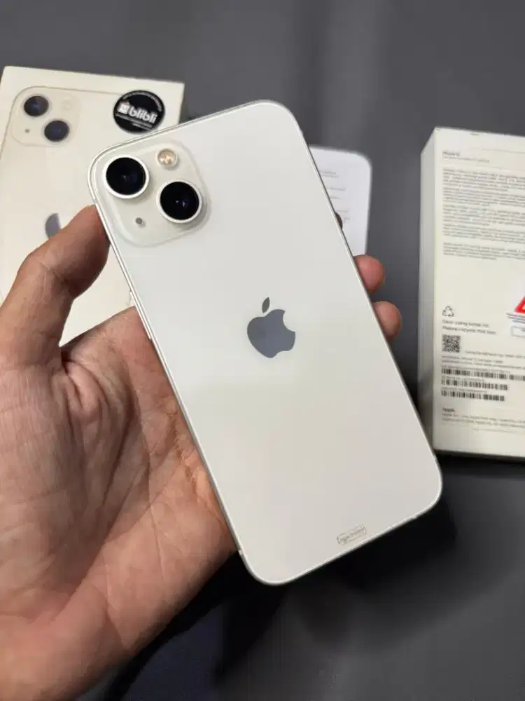 iPhone 13 128Gb Garansi Blibli Resmi Aktif Sampai Agustus 2025