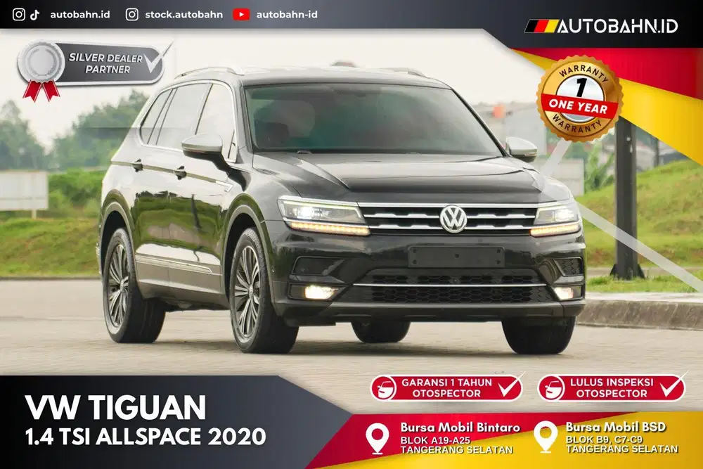 3 Row 7 Seaters! VW Tiguan Allspace 1.4 TSI 2020 Black