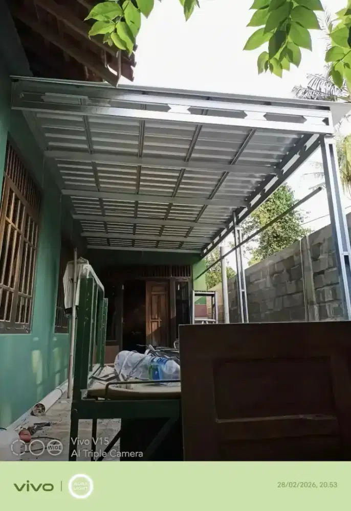 Jasa pasang kanopi baja ringan