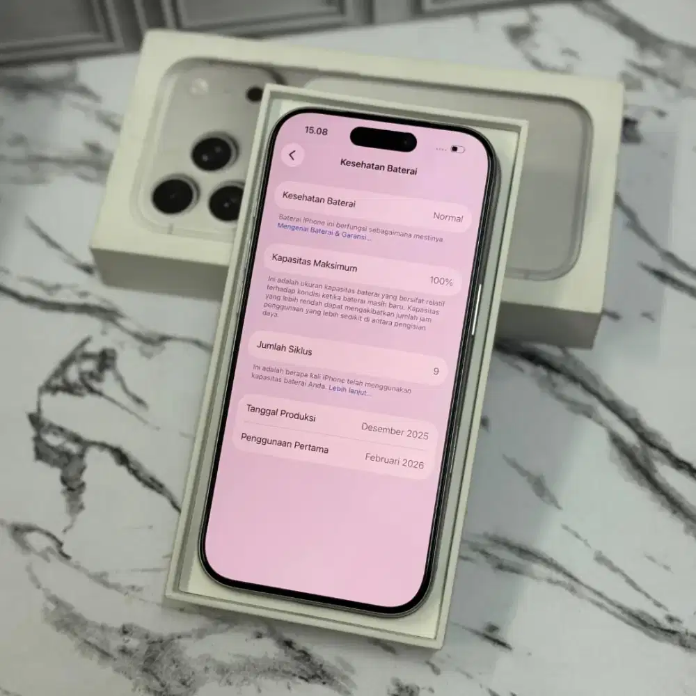 iPhone 17 Pro 256GB Silver
Resmi iBox 
Garansi ON