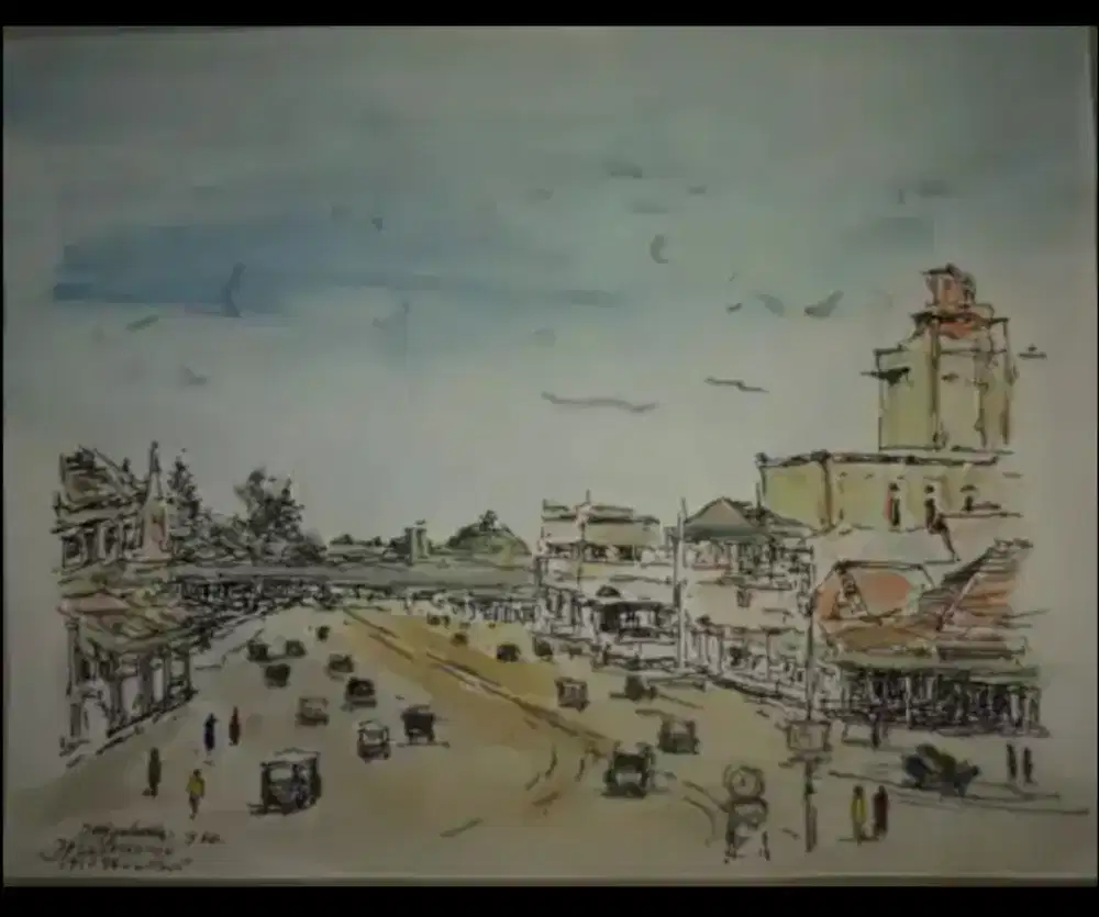 Lukisan maestro style JP Laa Manroe