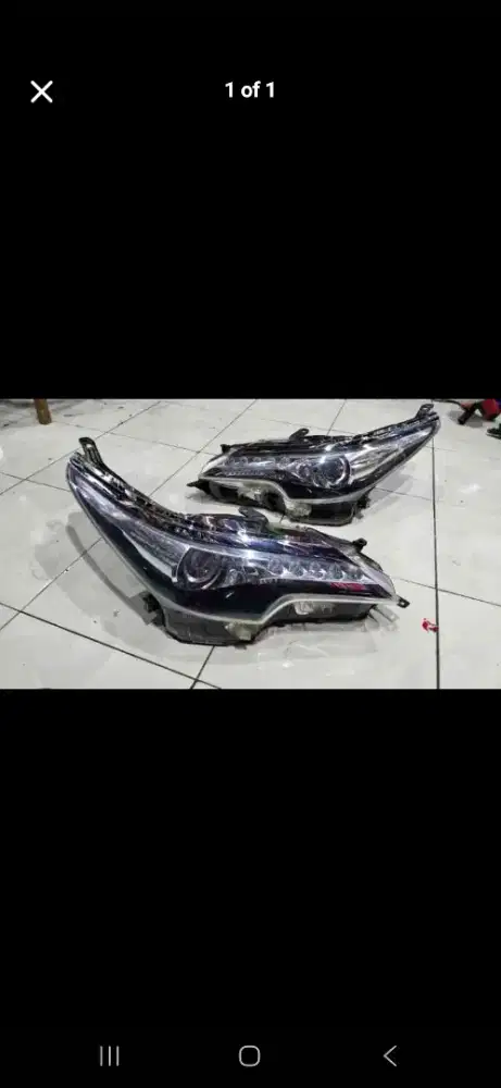 Lampu depan / Head lamp fortuner Vrz 2019..biled...1 pasang kanan kiri