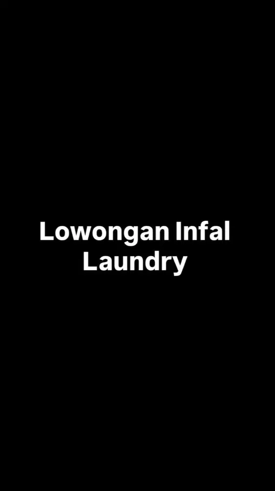 Lowongan Infal Laundry