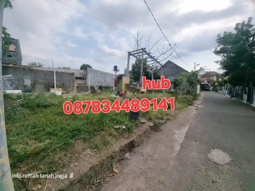 Jual tanah shm pekarangan kodya umbulharjo xt square