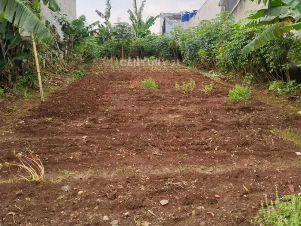 Dijual Kavling Datar Cocok Untuk Usaha Di Jalan Raya Serua Depok