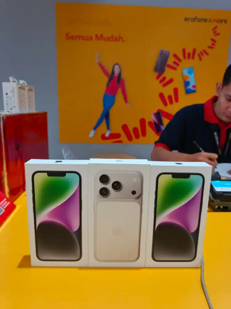 Iphone 14 128gb white segel resmi ibox