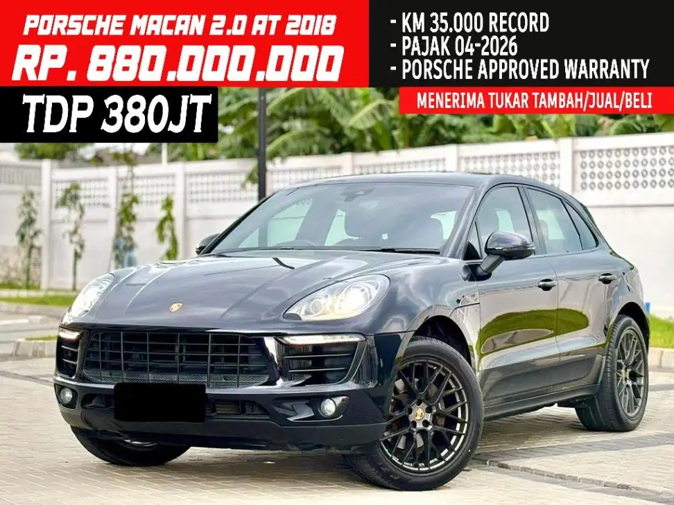 (Warranty On) Porsche Macan PDK 2.0L Tahun 2018