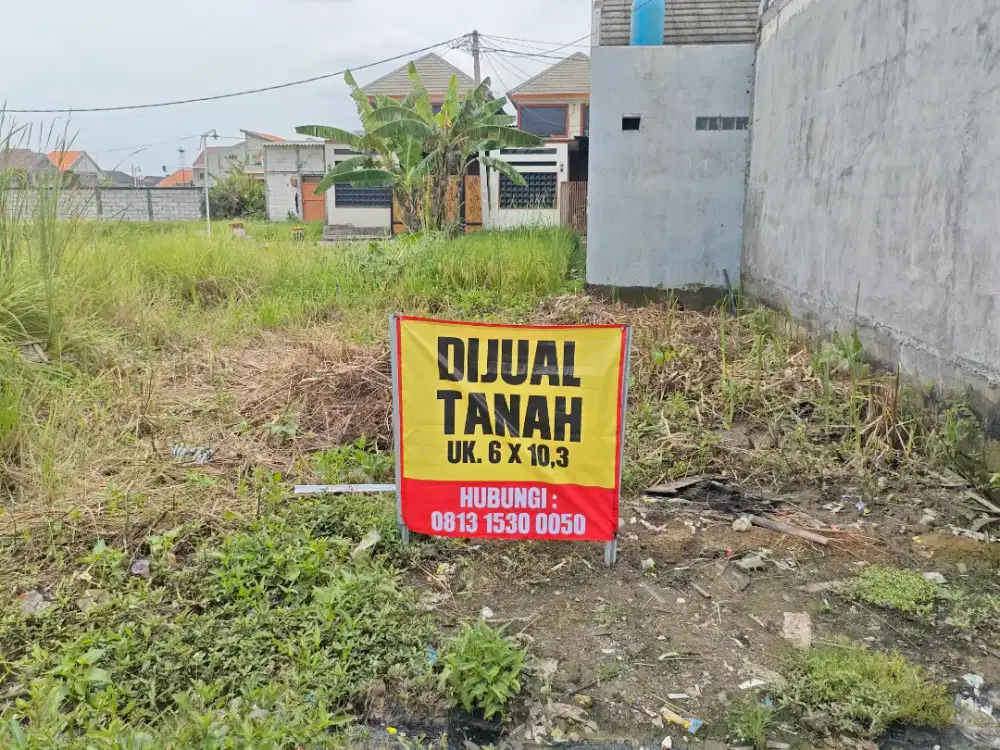 Dijual Tanah Ukuran 6x10