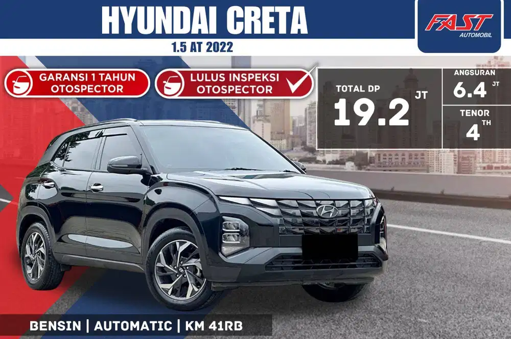 HYUNDAI CRETA 2022 1.5 AT LOW KM.41RB & PAJAK PANJANG