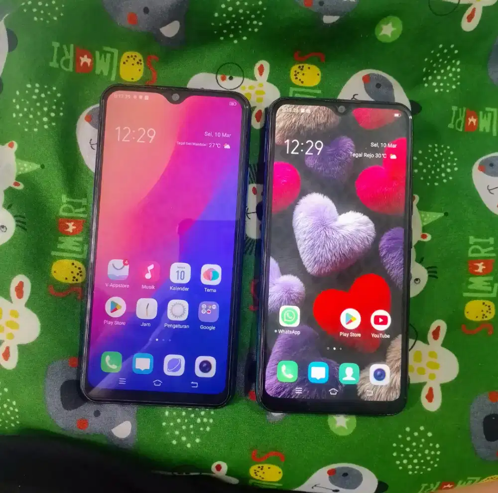 Vivo Y12 4G Ram 3/32 gb Fingerprint Sehat.