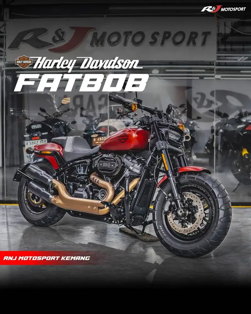 (Full Paper) Harley Davidson Fatbob 114 NIK 2019 Odo 2.100an Miles