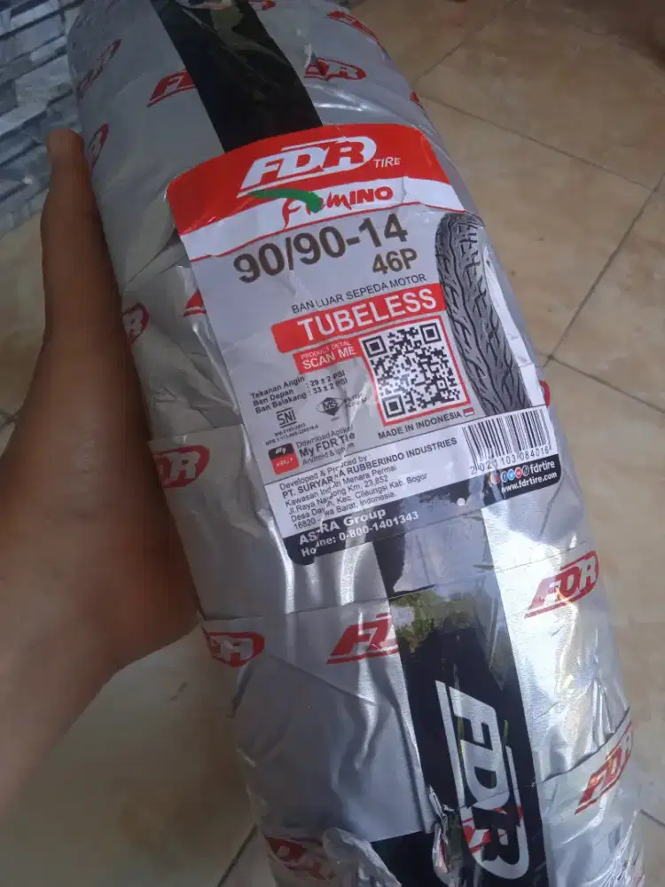 Ban tubles FDR 90/90-14 baru poris cipondog