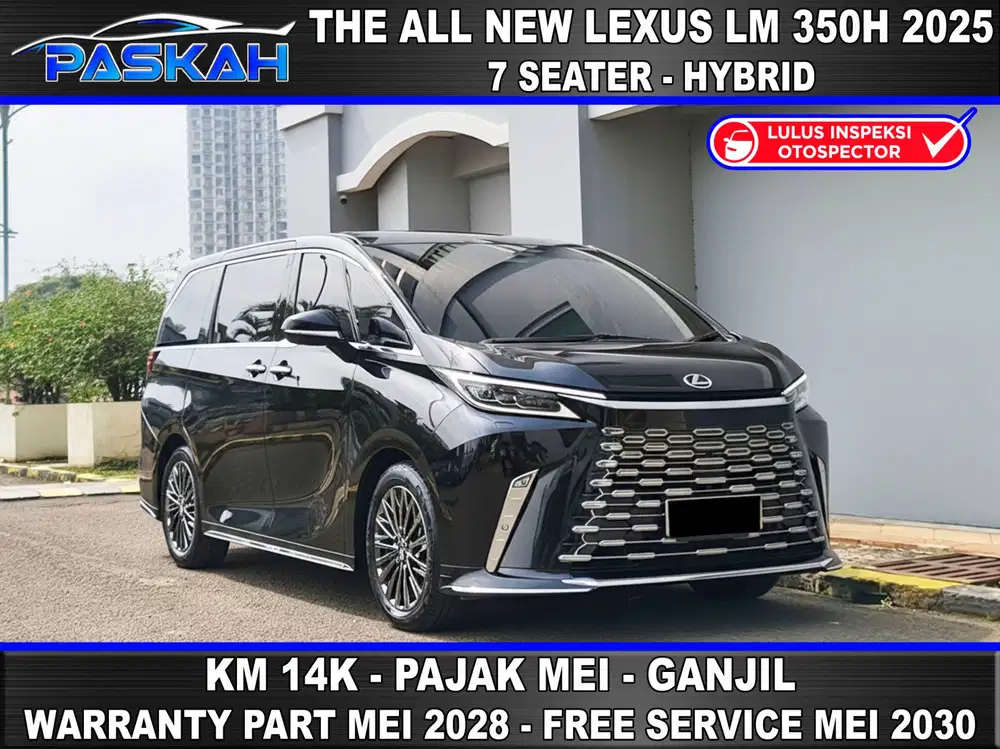 Bunga 4% KM=14k Ganjil Lexus LM350H Hybrid 2025 LM350H 2025 7 seater