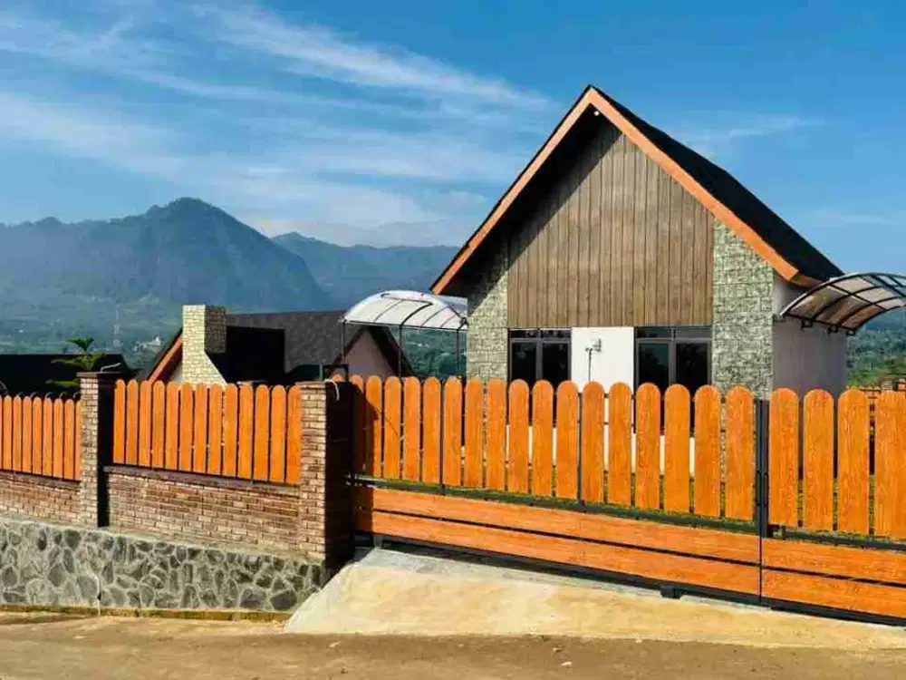 Tanah Siap Bangun Nempel Sungai Cocok Untuk Vila di Bogor