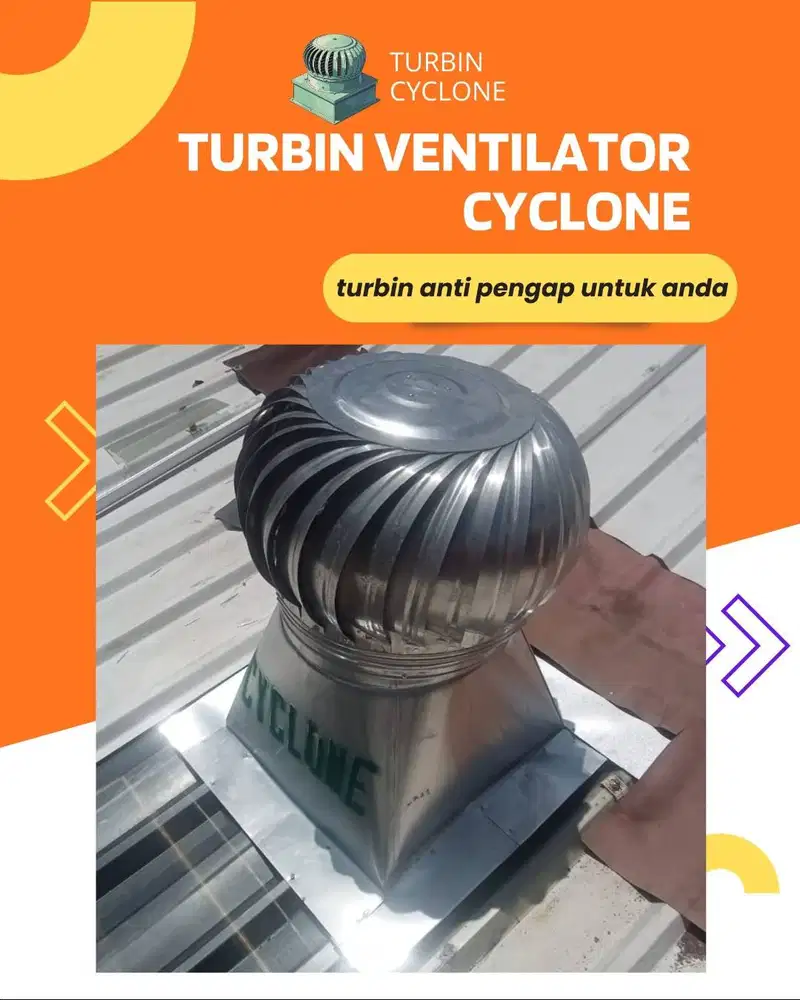 JUAL TURBIN VENTILATOR SEMARANG MERK CYCLONE