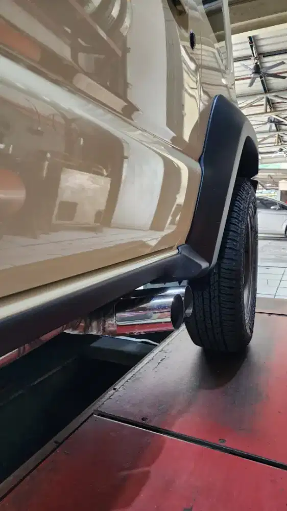 Exhaust Custom Knalpot Techpro Jimny JB74 G Class - Bisa Open Close