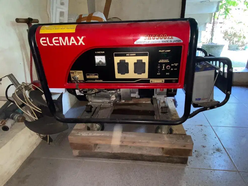 Genset Elemax Honda SH 6500EX