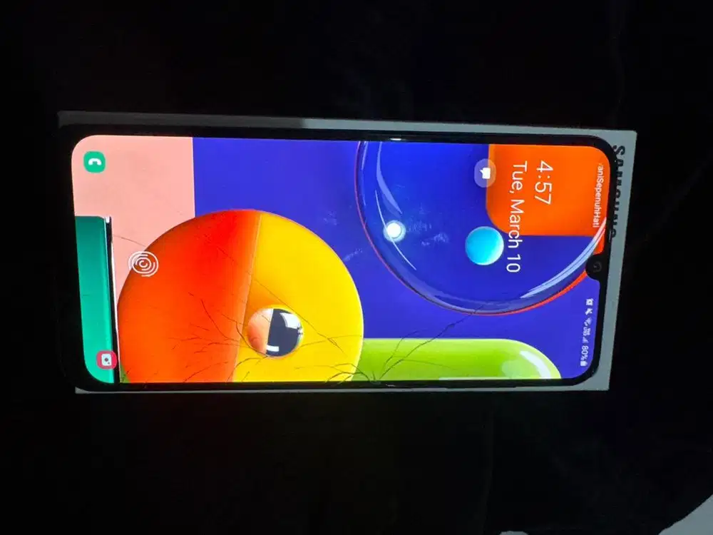 Samsung Galaxy A50s 128GB RAM 6GB Bekas – Normal, Layar Retak Sedikit