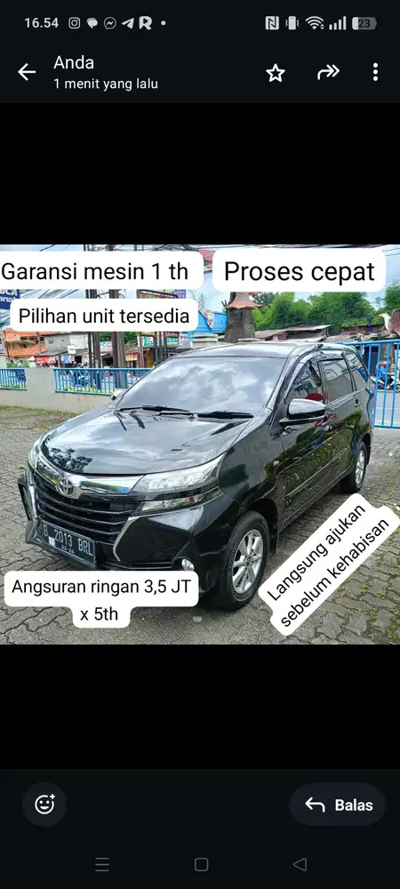 Avanza G matic angsuran Murahn3,5 jtaan saja