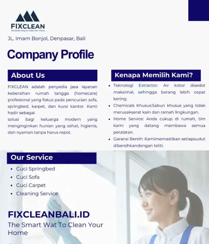 JASA LAYANAN KEBERSIHAN