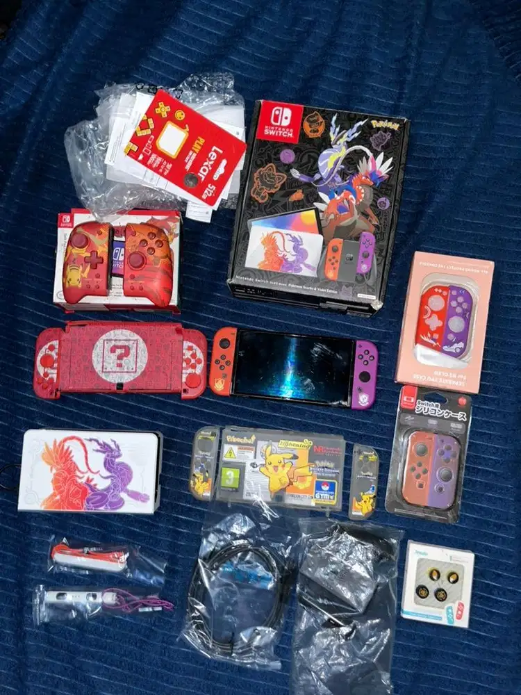 Nintendo switch oled limited edition pokemon dual bot 512gb