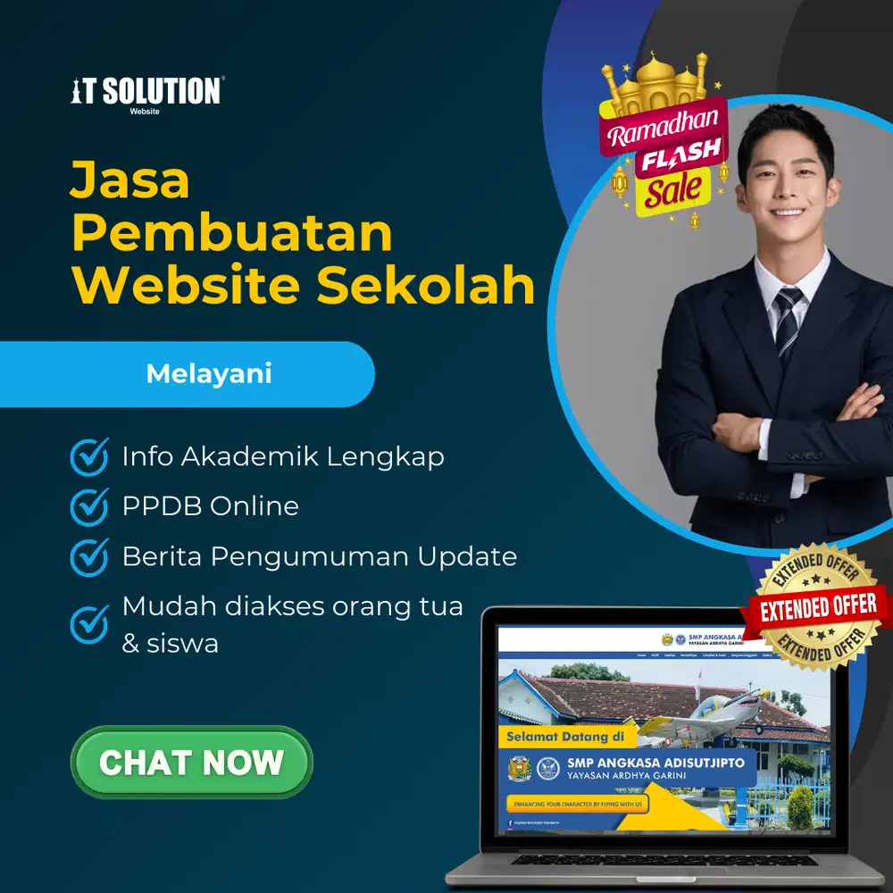 Jasa Pembuatan Website Sekolah – Profesional & Sistem Informasi Modern